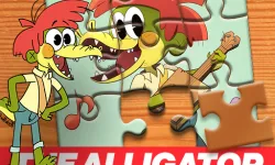 Arlo the Alligator Boy Jigsaw Puzzle image