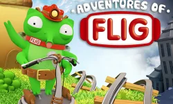 Adventures of Flig - air hockey shooter image