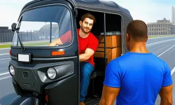 City Tuk Tuk Rickshaw Game image