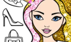 Fashion Coloring Glitter image