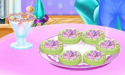 Yummy Rainbow Donuts Cooking image