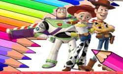 Coloring Book for Toy Story image