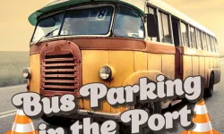 Bus Parking in the Port image