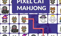 Cat Pixel Mahjong image