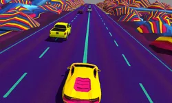 Neon Race Retro Drift image