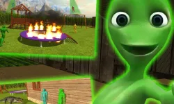 image bg Yellow Alien Escape!