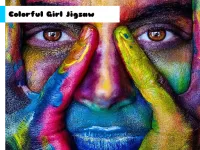 Colorful Girl Jigsaw image