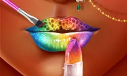 Lip Art - The Perfect Lipstick Makeup Game image