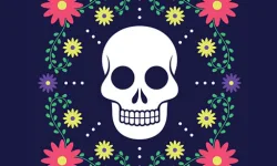 image bg Colorful Skull Jigsaw