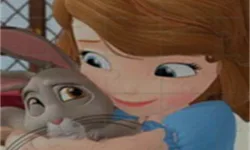 Sofia And Animals Jigsaw Puzzle image