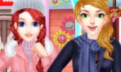 image bg Winter Fashion Dress Up Game