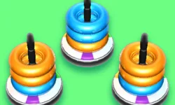 Hoop Stack Sort Puzzle Game image