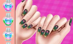 image bg Royal Theme Nail Art DIY