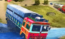 Indian Real Cargo Truck Driving Game image