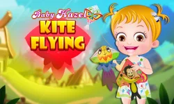 Baby Hazel Kite Flying image