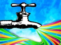 image bg Neon Water