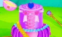 Princess Dress Cake - Fondant Cakes image