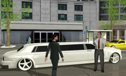 Limo Taxi Driving Simulator : Limousine Car Games image