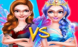 Pro Fairy Princess Dress Up VS Witch Makeup image