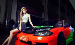 Girls and Cars Slide image
