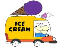 Ice Cream Trucks Coloring image