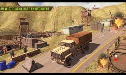 Army Car Truck Transport Game image