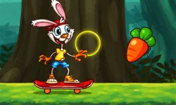Rabbit Skater Game image