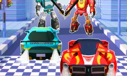 Car Robot Transform Fight image