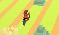 Blocky Bike Racing image