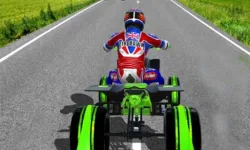 ATV Quad Bike Traffic Rider image