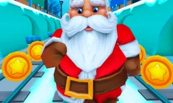 Subway Santa Runner Christmas image
