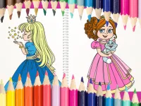 Princess Coloring Book image