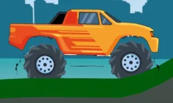 Monster Truck Hill Driving 2D image