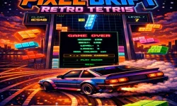 PIXEL DRIFT RETRO TETRIS image