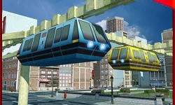 Sky Train Driving 2022 : Train 3D Game Simulator image