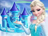 princess frozen doll house decoration image