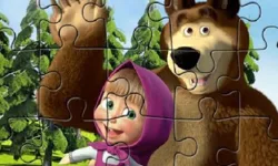 Masha Puzzle Time image