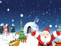 image bg Happy Christmas Slide