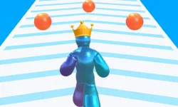 Bubble Man Runner Game image