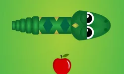 Snake Eats Apple image