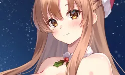 Anime Girls In Red Dress Tile Puzzle image