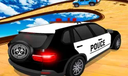 Police Prado Car Stunt Ramp Car Racing Game 3D image